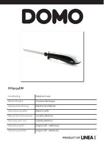 Manual de uso Domo DO9234EM Cuchillo eléctrico