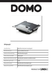 Manual de uso Domo DO9225G Grill de contacto