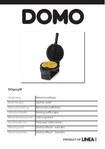 Manuale Domo DO9223W Macchina per waffle