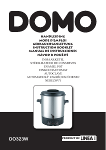 Manual de uso Domo DO323W Olla para conservación