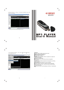 Bruksanvisning Curtis MP3257B Mp3 spelare