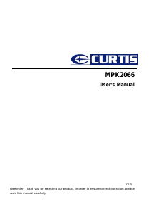 Manual Curtis MPK2066 Mp3 Player