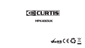 Handleiding Curtis MPK4065UK Mp3 speler