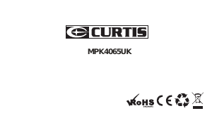 Bruksanvisning Curtis MPK4065UK Mp3 spelare