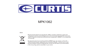 Handleiding Curtis MPK1062 Mp3 speler