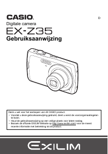 Handleiding Casio EX-Z35 Digitale camera