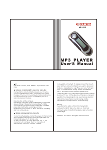 Manual Curtis MP4213 Mp3 Player