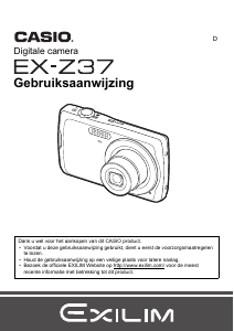 Handleiding Casio EX-Z37 Digitale camera