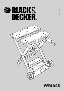 Manual Black and Decker WM540 Workbench