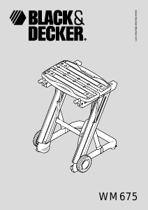 Manual Black and Decker WM675 Bancada de trabalho