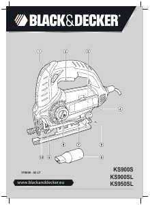 Руководство Black and Decker KS900S(K) Электрический лобзик