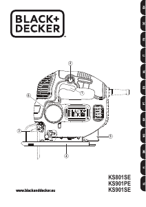 Manual de uso Black and Decker KS901SEK Sierra de calar