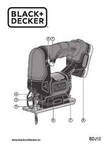 Bedienungsanleitung Black and Decker BDJ12 Stichsäge