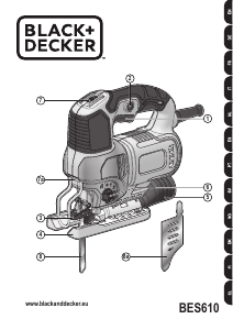 Käyttöohje Black and Decker BES610K Kuviosaha