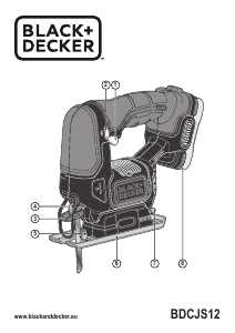 Εγχειρίδιο Black and Decker BDCJS12 Σέγα