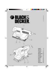 Mode d’emploi Black and Decker KA196 Ponceuse vibrante