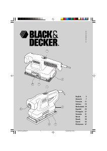 Manual Black and Decker CD380 Orbital Sander