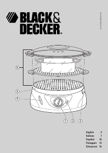 Manual de uso Black and Decker HS2000 Vaporera
