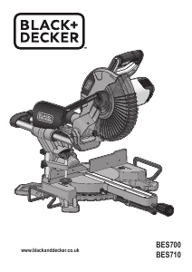 Manual Black and Decker BES710 Mitre Saw