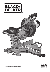 Manual Black and Decker BES700 Mitre Saw