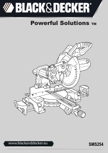 Manual Black and Decker SMS254 Mitre Saw