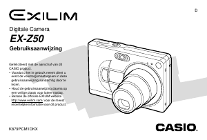 Handleiding Casio EX-Z50 Digitale camera
