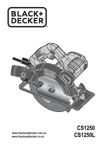 Manual Black and Decker CS1250K Circular Saw
