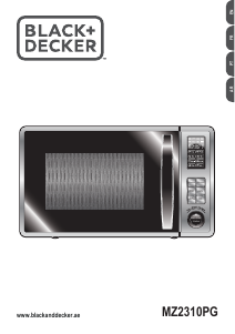 Manual Black and Decker MZ2310PG Microwave