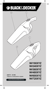 Manual Black and Decker NV7203N Aspirator de mână