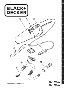 Brugsanvisning Black and Decker NV1200AV Håndstøvsuger