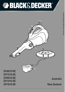 Handleiding Black and Decker DV1410 Kruimeldief