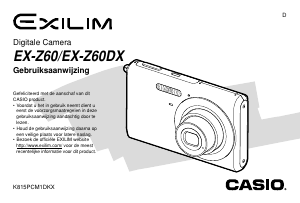 Handleiding Casio EX-Z60 Digitale camera