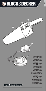 Manual Black and Decker NV2420N Handheld Vacuum