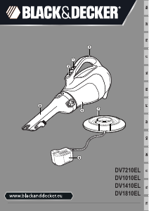 Bedienungsanleitung Black and Decker DV1810EL Handstaubsauger