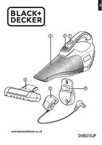 Handleiding Black and Decker DVB315JP Kruimeldief