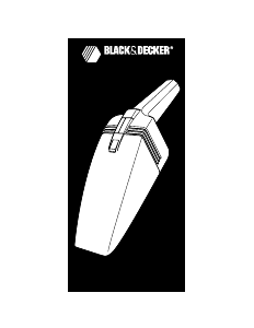 Manual Black and Decker HC422 Handheld Vacuum