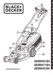 Manual de uso Black and Decker BEMW471BH Cortacésped