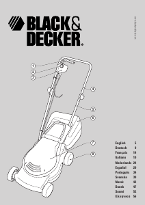 Manual de uso Black and Decker GR292 Cortacésped