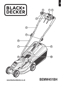 Manual Black and Decker BEMW451BH Lawn Mower