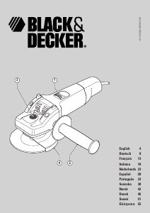 Käyttöohje Black and Decker AST6XC Kulmahiomakone