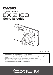 Handleiding Casio EX-Z100 Digitale camera