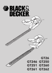 Manual Black and Decker GT250S Hedgecutter