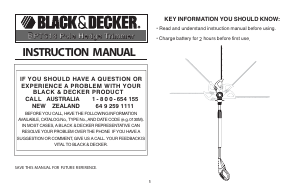 Manual Black and Decker BPT318 Hedgecutter