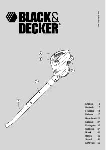 Manual Black and Decker GW180 Soprador de folhas