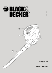 Manual Black and Decker CS100 Leaf Blower