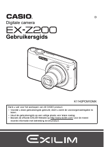 Handleiding Casio EX-Z200 Digitale camera