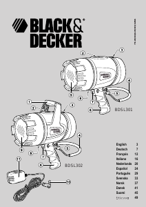 Bruksanvisning Black and Decker BDSL302 Ficklampa