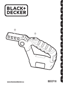 Manual de uso Black and Decker BDCF18 Linterna