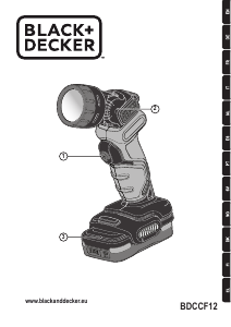 Mode d’emploi Black and Decker BDCCF12N Lampe de poche