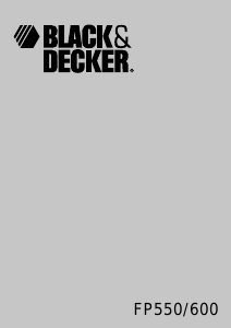 Handleiding Black and Decker FP550 Keukenmachine